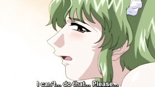 Green haired maid gets enema![Scat Hentai]