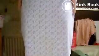 Hot Housewife pooping in her panties