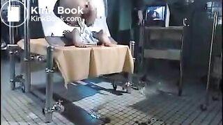 She really needed that enema; a huge release of constipated poop