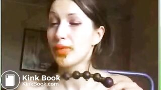Eating Shitty Anal Beads