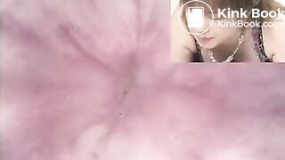Mini camera in a girl's nasty asshole