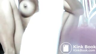 Camgirl ... Anal Dildo Ride Scat Pushout Cleanup