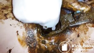 pussy filled with shit