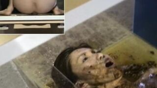 Asian extreme lesbian scat with piss drinking and shit eating