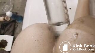 Asian extreme lesbian scat with piss drinking and shit eating