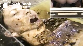 Asian extreme lesbian scat with piss drinking and shit eating