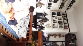 Poopoo in bed with my girl