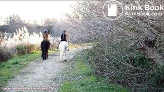 human toilet horseback