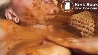 Blonde Granny Scat Games With Boy