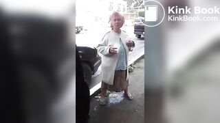 Latina Granny makes shitty mess
