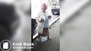 Latina Granny makes shitty mess