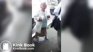 Latina Granny makes shitty mess