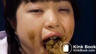 Girl playing with her shit