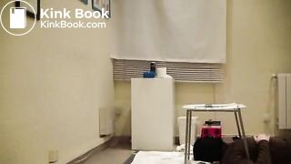 Amateur girls pooping on a slave man - part 1