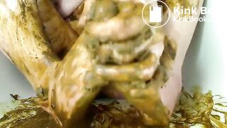 scat pussy dildo feet