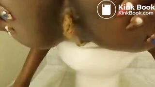 Mistress Shitting on Slave