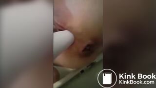 Girl poops and then comes