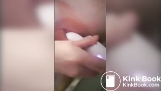 Girl poops and then comes