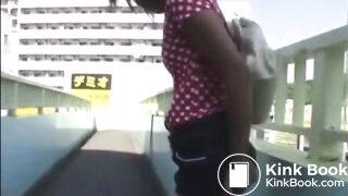 Panty poop on the street