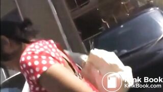 Panty poop on the street