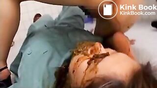 Be astonished how much small Jap girls can shit!