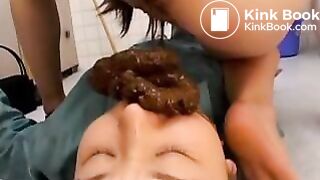 Be astonished how much small Jap girls can shit!