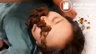 Be astonished how much small Jap girls can shit!