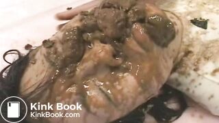 Jap Lesbian scat fuck