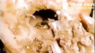 Hot Asian Covered In Shit!