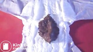 BBW taking a shit on couch