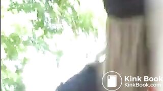 Shitting in her panties in front of a stranger