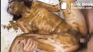 Asian Covered In Her Own Shit Gets Fucked - Part 1/2
