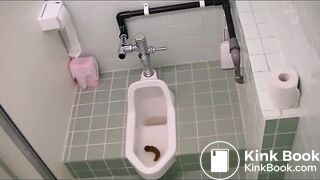 VICD-263 Spycam in toilet. Frightened and drunken girls shit in pants and f