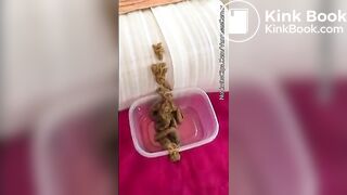 Girl pooping - video 4