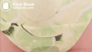 Short panty poop with nice sounds