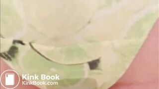 Short panty poop with nice sounds