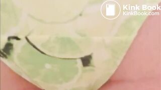 Short panty poop with nice sounds