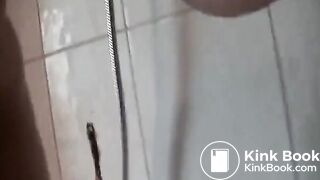 enema and piss on the wall