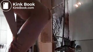 enema and piss on the wall