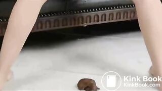 Girl shitting in panties 3