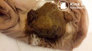 Massive Turd In Pantyhose