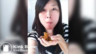 AMATEUR - Hot Chinese Girl Eats Her Shit 3!