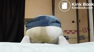 Huge Enema Panty Poop