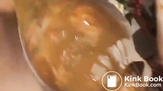 Scat pantyhose encasement 11