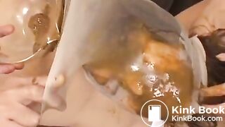 Scat pantyhose encasement 11