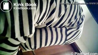 Teen girl shitting and fart