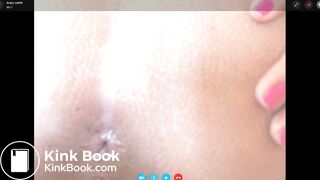 thick Latina scat show