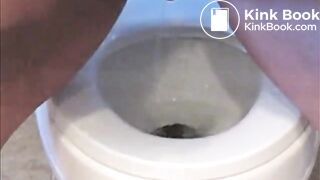 Hot brunette pooping 1