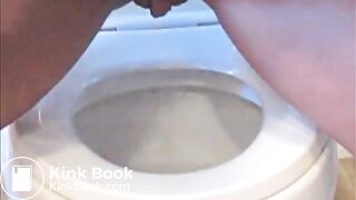 Hot brunette pooping 1