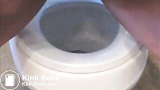 Hot brunette pooping 1